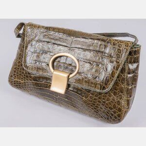 Lai Exotic Leather Handbag (Crocodile/Alligator?????)